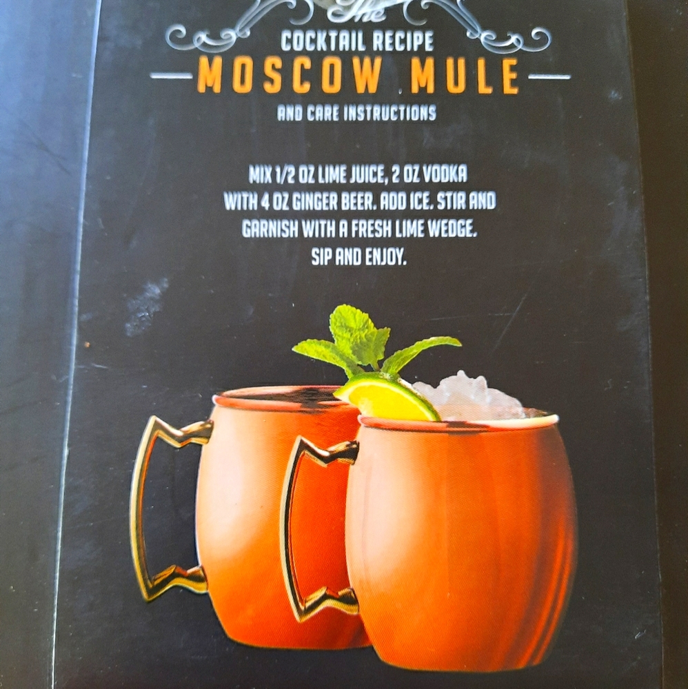 *FREE SHIPPING* New Moscow Mule drink set